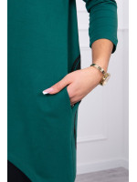 Bliuzonas su dviračio dekoracija nugaroje (Žalia)