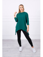 Bliuzonas su dviračio dekoracija nugaroje (Žalia)