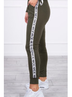 Dviejų dalių kostiumėlis su juostelėmis (Chaki)