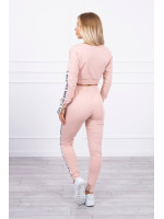 Dviejų dalių kostiumėlis su juostelėmis (Rožinė)