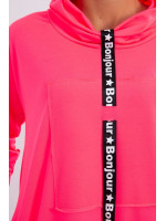 Suknelė su juostele priekyje (Rožinė neoninė)