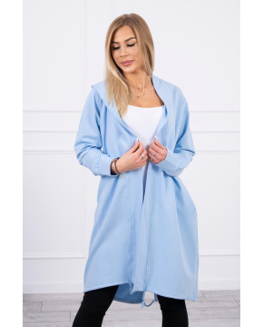 Kardiganas su užrašu „MCI“ (Žydra) Kardiganas su užrašu „MCI“ (Žydra)