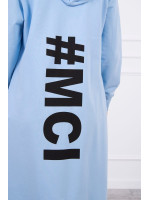 Kardiganas su užrašu „MCI“ (Žydra)