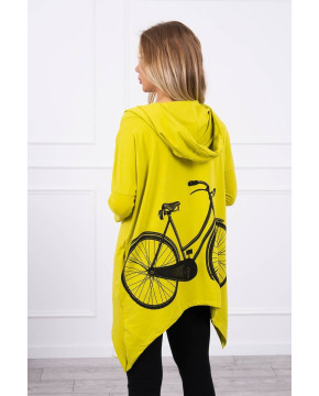 Bliuzonas su dviračio dekoracija nugaroje (Kivio spalva) Bliuzonas su dviračio dekoracija nugaroje (Kivio spalva)