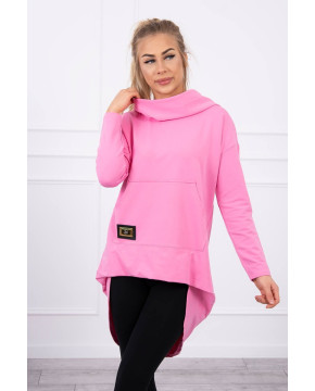 Bliuzonas su ilgesne nugara ir gobtuvu (Rožinė) Bliuzonas su ilgesne nugara ir gobtuvu (Rožinė)