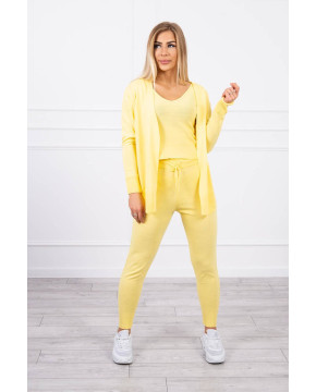 3 dalių laisvalaikio kostiumėlis (Geltonas) 3 dalių laisvalaikio kostiumėlis (Geltonas)