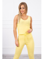 3 dalių laisvalaikio kostiumėlis (Geltonas)