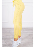 3 dalių laisvalaikio kostiumėlis (Geltonas)