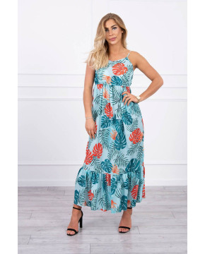 Ilga romantiška suknelė (Mėtos)