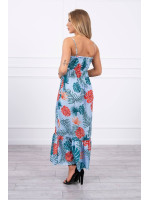 Ilga romantiška suknelė (Žydra)