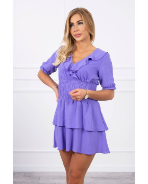 Suknelė su V formos iškirpte (Violetinė) Suknelė su V formos iškirpte (Violetinė)
