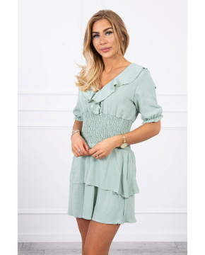 Suknelė su V formos iškirpte (Mėtos) Suknelė su V formos iškirpte (Mėtos)