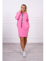 Suknelė su juostele priekyje (Rožinė)