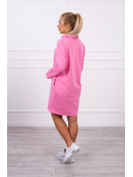 Suknelė su juostele priekyje (Rožinė)