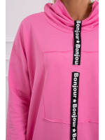 Suknelė su juostele priekyje (Rožinė)