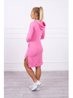 Suknelė su spalvinga aplikacija (Šviesi) (Rožinė)