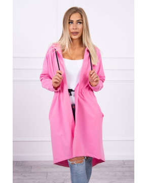 Kardiganas su ilgesne nugara (Šviesi rožinė) Kardiganas su ilgesne nugara (Šviesi rožinė)