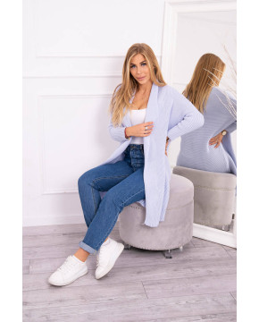 Megztinis su šikšnosparnio rankovėmis (Mėlyna) Megztinis su šikšnosparnio rankovėmis (Mėlyna)