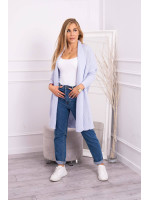 Megztinis su šikšnosparnio rankovėmis (Mėlyna)