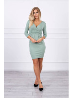 Aptempta suknelė (Tamsi) (Mėtos)