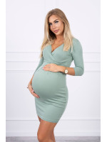 Aptempta suknelė (Tamsi) (Mėtos)