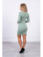 Aptempta suknelė (Tamsi) (Mėtos)