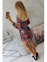 Gėlėta suknelė (Juoda)