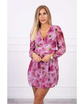 Gėlėta suknelė (Tamsiai rožinė) Gėlėta suknelė (Tamsiai rožinė)