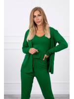 Trijų dalių laisvalaikio kostiumėlis (Žalia)
