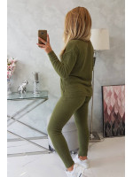 Dviejų dalių kostiumėlis su alpakos vilna (Chaki)