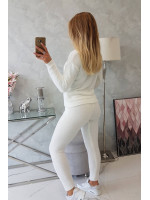 Dviejų dalių kostiumėlis su alpakos vilna (Balta)