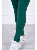 Dviejų dalių kostiumėlis su plačiomis rankovėmis (Žalia)