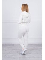 Dviejų dalių kostiumėlis su plačiomis rankovėmis (Drobės spalvos)