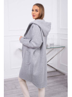 Pašiltintas bliuzonas su ilgesne nugara (Pilka)