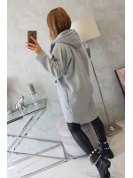 Pašiltintas bliuzonas su ilgesne nugara (Pilka)