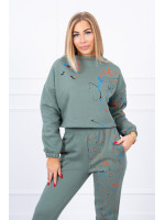 Pašiltintas kostiumėlis su dažų imitacija (Chaki)