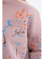 Pašiltintas kostiumėlis su dažų imitacija (Kapučino)