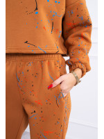 Pašiltintas kostiumėlis su dažų imitacija (Kupranugario spalvos)