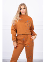 Pašiltintas kostiumėlis su dažų imitacija (Kupranugario spalvos)