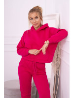 Laisvalaikio kostiumėlis su pūkeliu (Fuksijų)