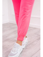 Dviejų dalių kostiumėlis su gobtuvu (Neoninė rožinė)