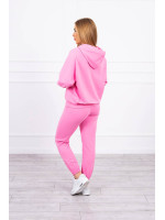 Dviejų dalių kostiumėlis su gobtuvu (Šviesiai rožinė)