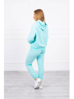 Dviejų dalių kostiumėlis su gobtuvu (Mėtinė)