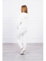 Dviejų dalių kostiumėlis su gobtuvu (Drobės spalvos)