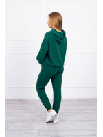 Dviejų dalių kostiumėlis su gobtuvu (Žalia)