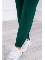 Dviejų dalių kostiumėlis su gobtuvu (Žalia)