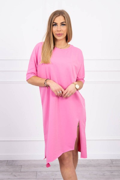 Minimalistinė suknelė „Oversize“ (Šviesiai rožinė)