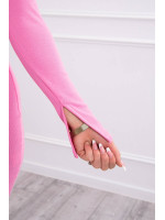 Suknelė su auksinės spalvos grandinėle (Šviesiai rožinė)