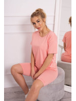 Sportinis palaidinės ir šortų komplektas (Šviesiai rožinės spalvos)