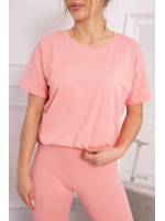 Sportinis palaidinės ir šortų komplektas (Šviesiai rožinės spalvos)